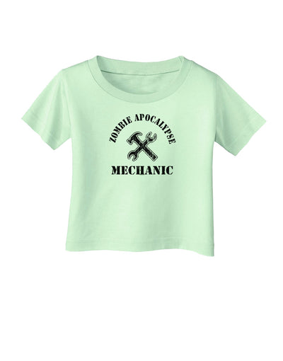 Zombie Apocalypse Group Role Mechanic Infant T-Shirt-Infant T-Shirt-TooLoud-Light-Green-06-Months-Davson Sales