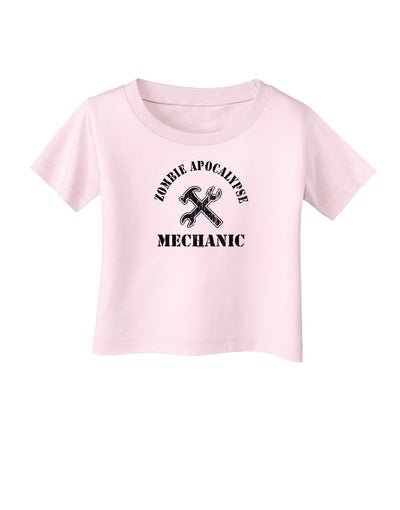 Zombie Apocalypse Group Role Mechanic Infant T-Shirt-Infant T-Shirt-TooLoud-Light-Pink-06-Months-Davson Sales