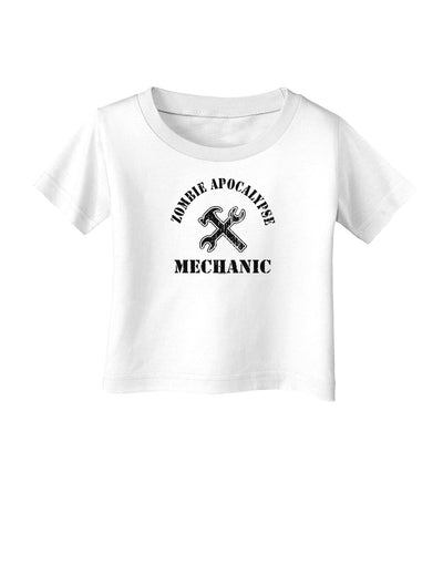 Zombie Apocalypse Group Role Mechanic Infant T-Shirt-Infant T-Shirt-TooLoud-White-06-Months-Davson Sales