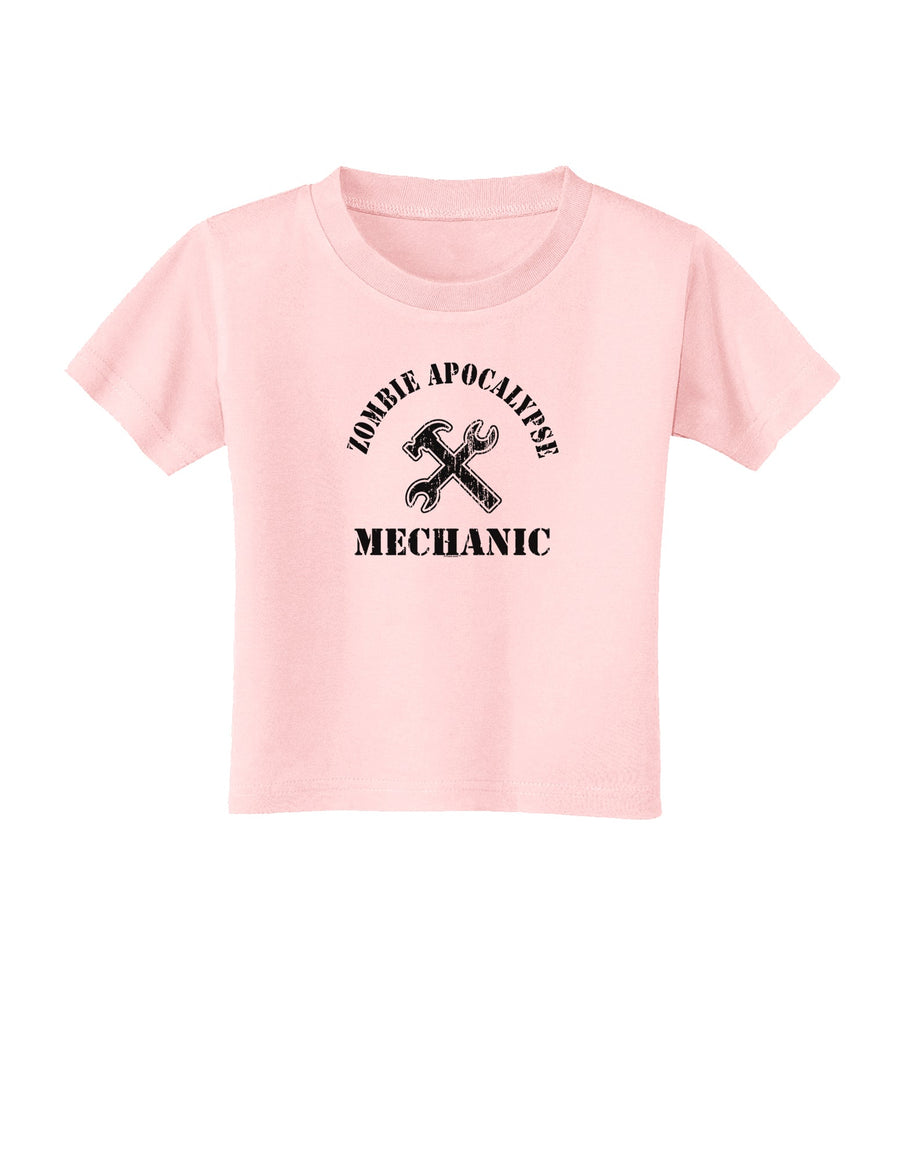 Zombie Apocalypse Group Role Mechanic Toddler T-Shirt-Toddler T-Shirt-TooLoud-White-2T-Davson Sales