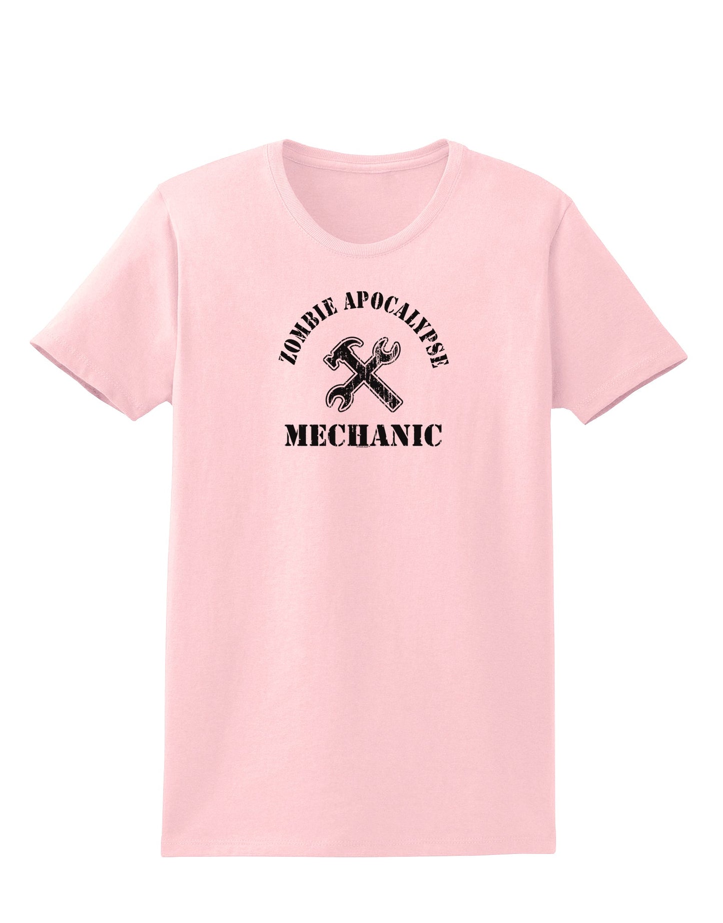 Zombie Apocalypse Group Role Mechanic Womens T-Shirt-Womens T-Shirt-TooLoud-PalePink-X-Small-Davson Sales