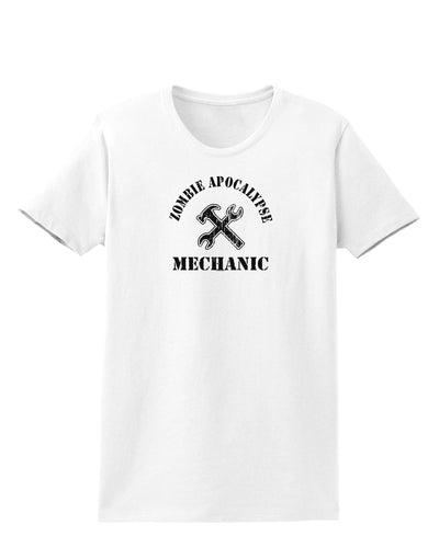 Zombie Apocalypse Group Role Mechanic Womens T-Shirt-Womens T-Shirt-TooLoud-White-X-Small-Davson Sales