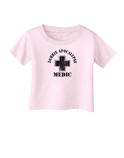 Zombie Apocalypse Group Role Medic Infant T-Shirt-Infant T-Shirt-TooLoud-Light-Pink-06-Months-Davson Sales