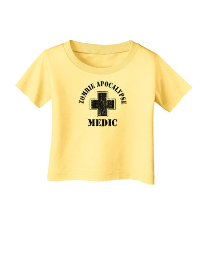 Zombie Apocalypse Group Role Medic Infant T-Shirt-Infant T-Shirt-TooLoud-Daffodil-Yellow-06-Months-Davson Sales