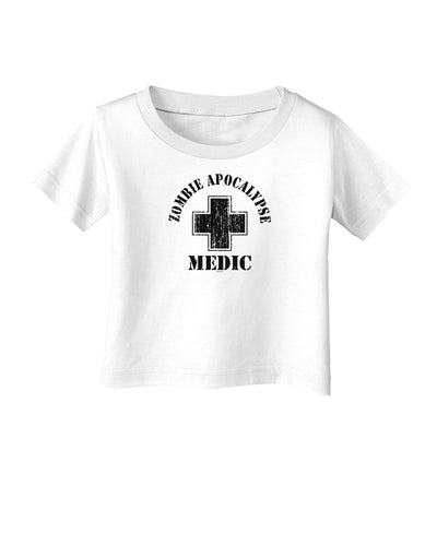 Zombie Apocalypse Group Role Medic Infant T-Shirt-Infant T-Shirt-TooLoud-White-06-Months-Davson Sales