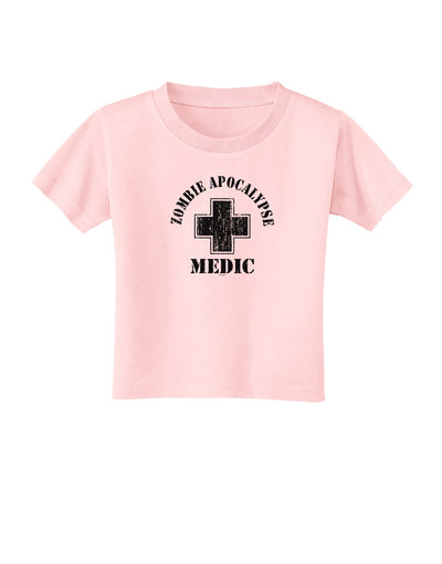 Zombie Apocalypse Group Role Medic Toddler T-Shirt-Toddler T-Shirt-TooLoud-Light-Pink-2T-Davson Sales