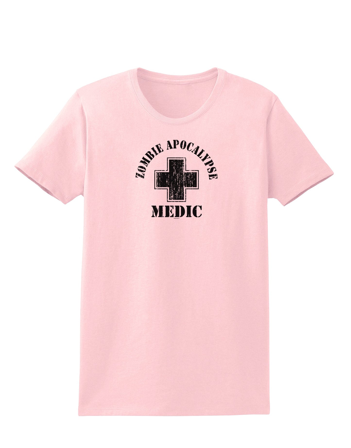Zombie Apocalypse Group Role Medic Womens T-Shirt-Womens T-Shirt-TooLoud-PalePink-X-Small-Davson Sales