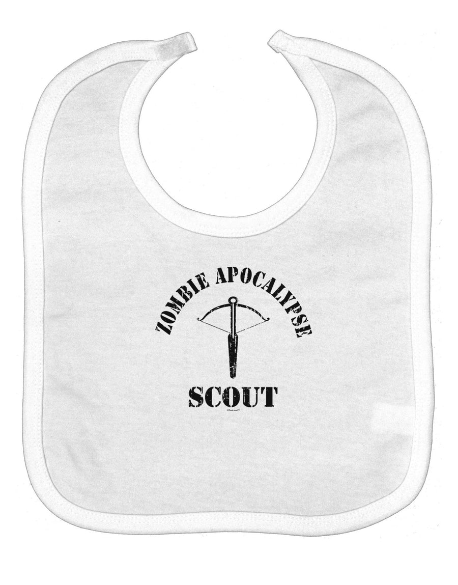 Zombie Apocalypse Group Role Scout Baby Bib