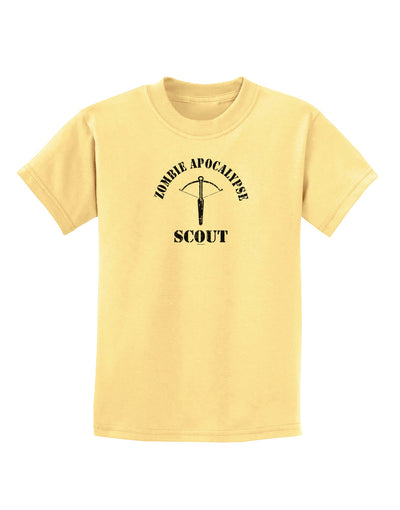 Zombie Apocalypse Group Role Scout Childrens T-Shirt-Childrens T-Shirt-TooLoud-Daffodil-Yellow-X-Small-Davson Sales