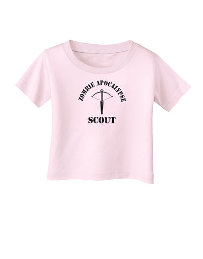 Zombie Apocalypse Group Role Scout Infant T-Shirt-Infant T-Shirt-TooLoud-Light-Pink-06-Months-Davson Sales