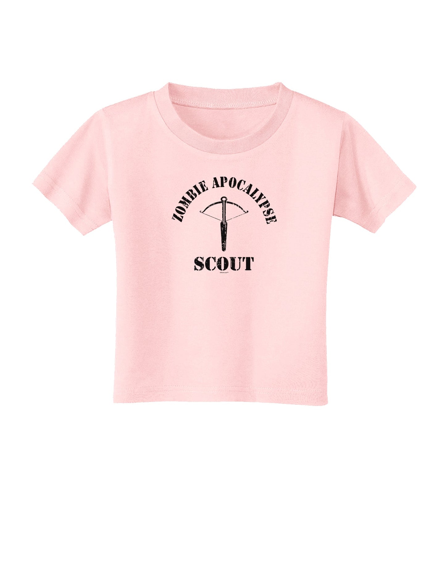Zombie Apocalypse Group Role Scout Toddler T-Shirt-Toddler T-Shirt-TooLoud-Light-Pink-2T-Davson Sales