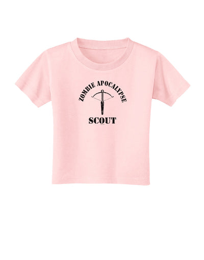 Zombie Apocalypse Group Role Scout Toddler T-Shirt-Toddler T-Shirt-TooLoud-Light-Pink-2T-Davson Sales