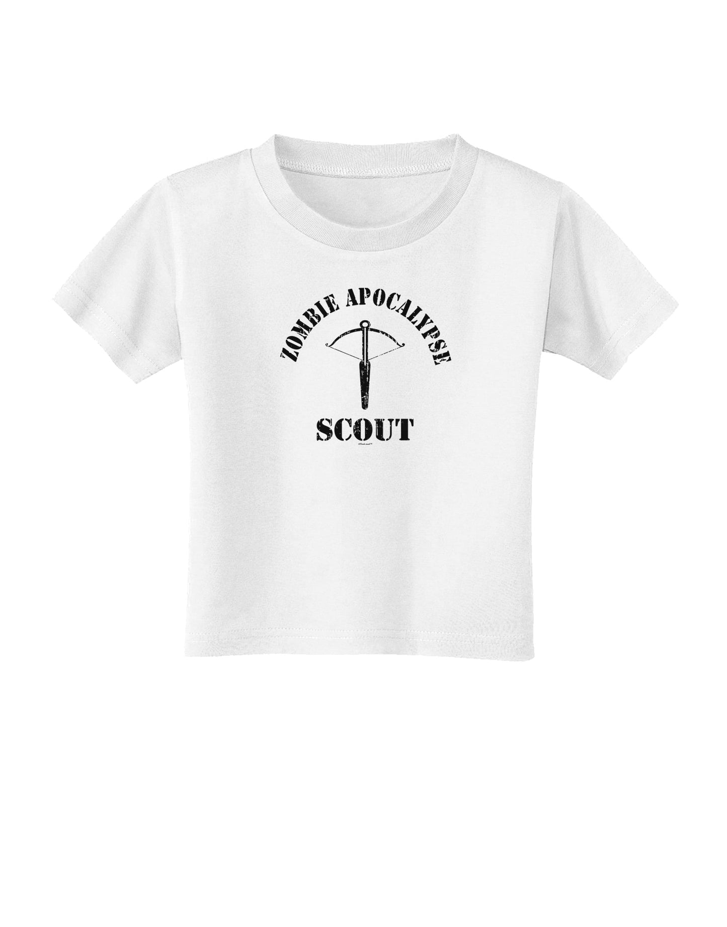 Zombie Apocalypse Group Role Scout Toddler T-Shirt-Toddler T-Shirt-TooLoud-White-2T-Davson Sales