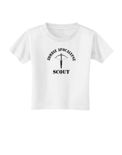 Zombie Apocalypse Group Role Scout Toddler T-Shirt-Toddler T-Shirt-TooLoud-White-2T-Davson Sales