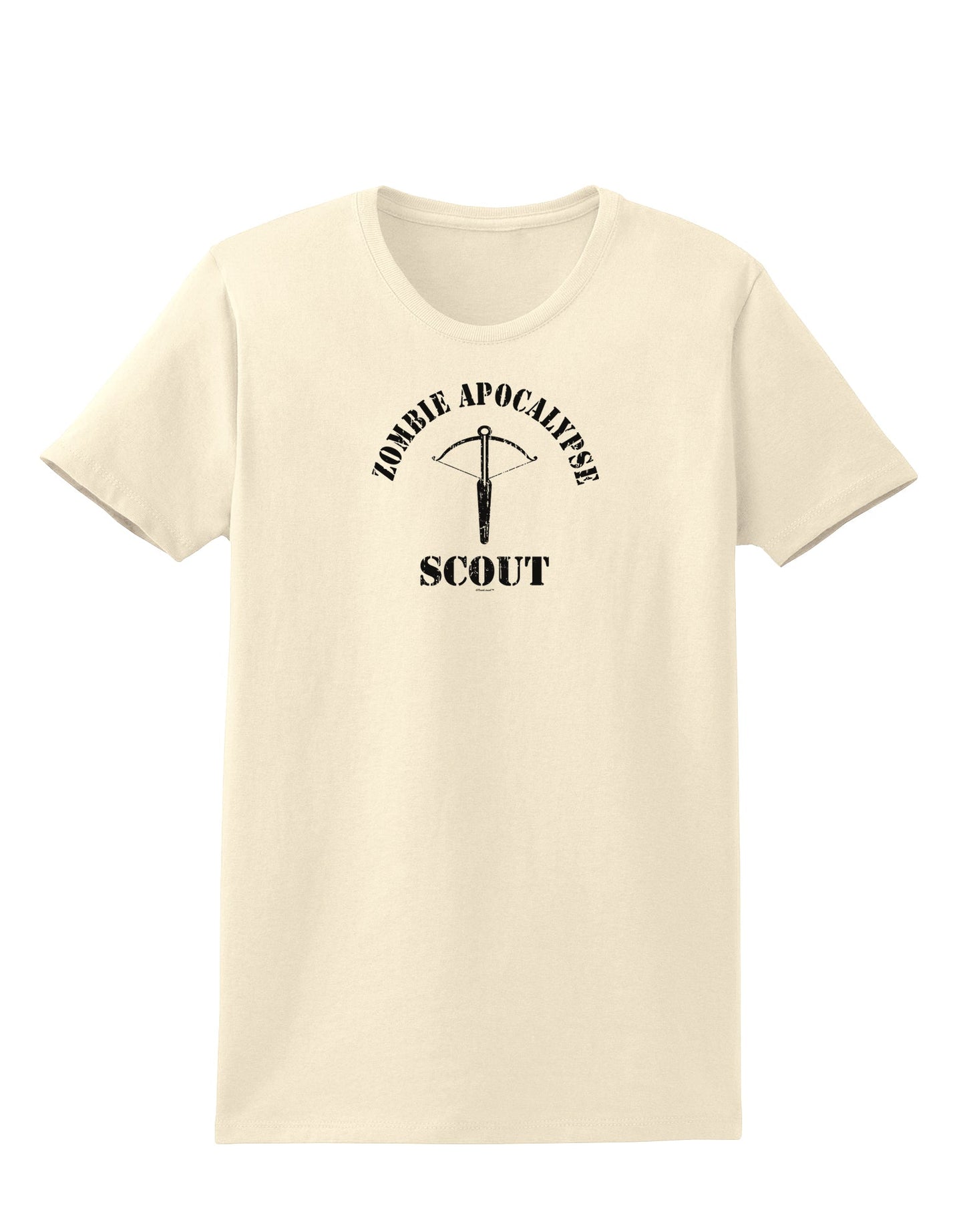 Zombie Apocalypse Group Role Scout Womens T-Shirt-Womens T-Shirt-TooLoud-Natural-X-Small-Davson Sales