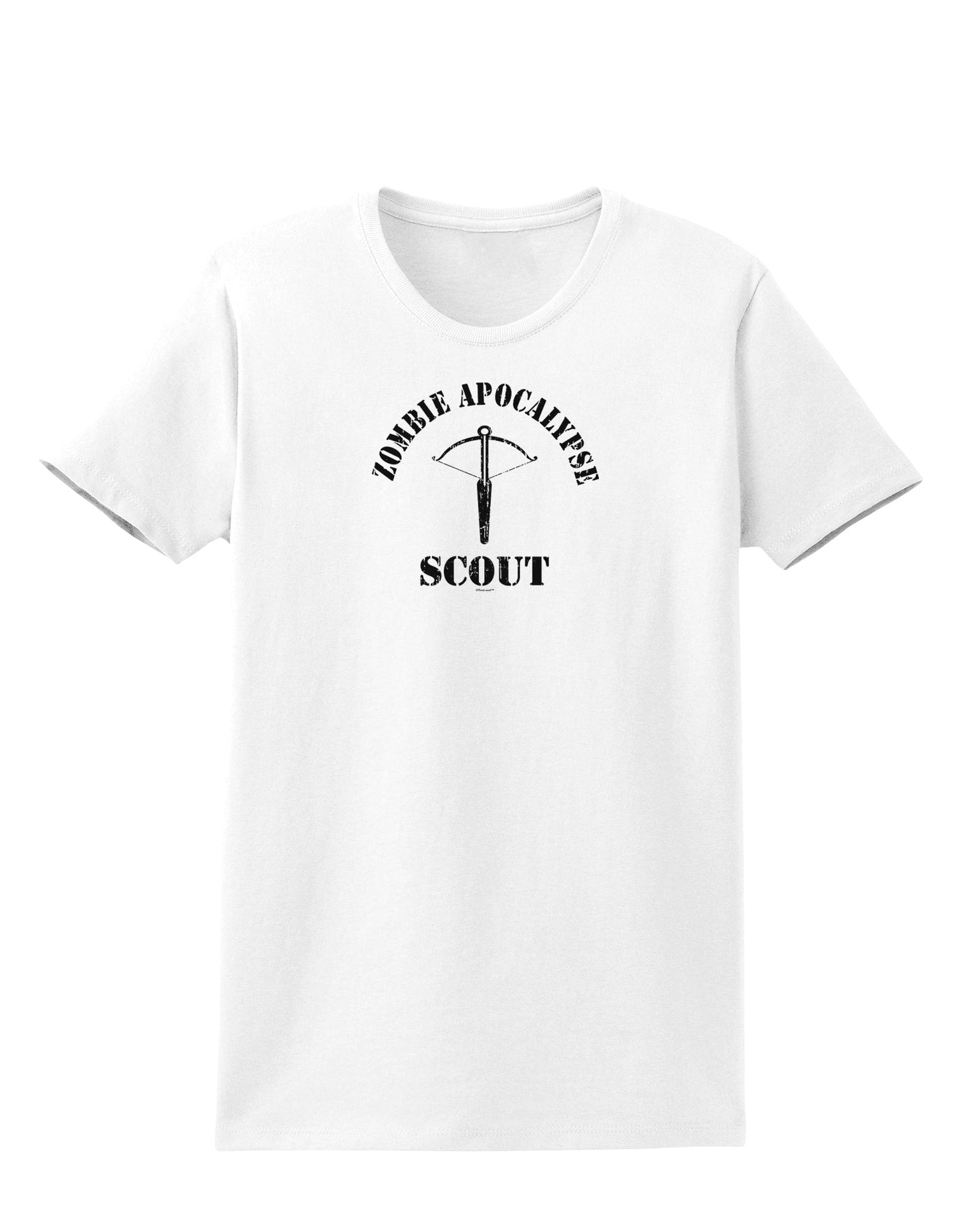 Zombie Apocalypse Group Role Scout Womens T-Shirt-Womens T-Shirt-TooLoud-White-X-Small-Davson Sales