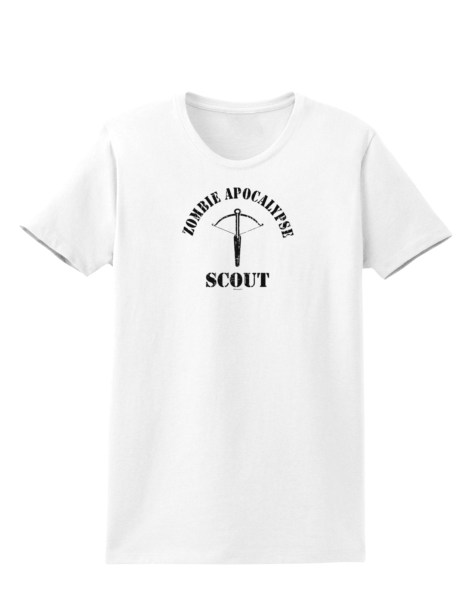 Zombie Apocalypse Group Role Scout Womens T-Shirt-Womens T-Shirt-TooLoud-White-X-Small-Davson Sales