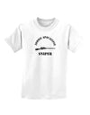 Zombie Apocalypse Group Role Sniper Childrens T-Shirt-Childrens T-Shirt-TooLoud-White-X-Small-Davson Sales