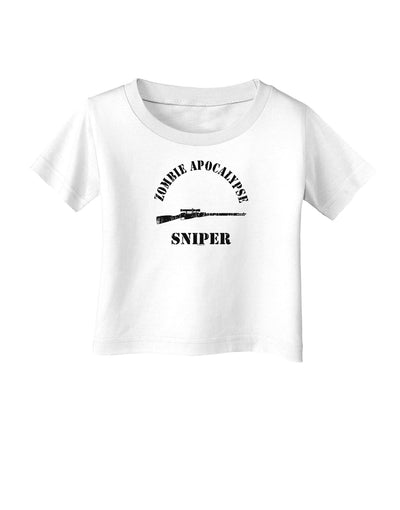 Zombie Apocalypse Group Role Sniper Infant T-Shirt-Infant T-Shirt-TooLoud-White-06-Months-Davson Sales