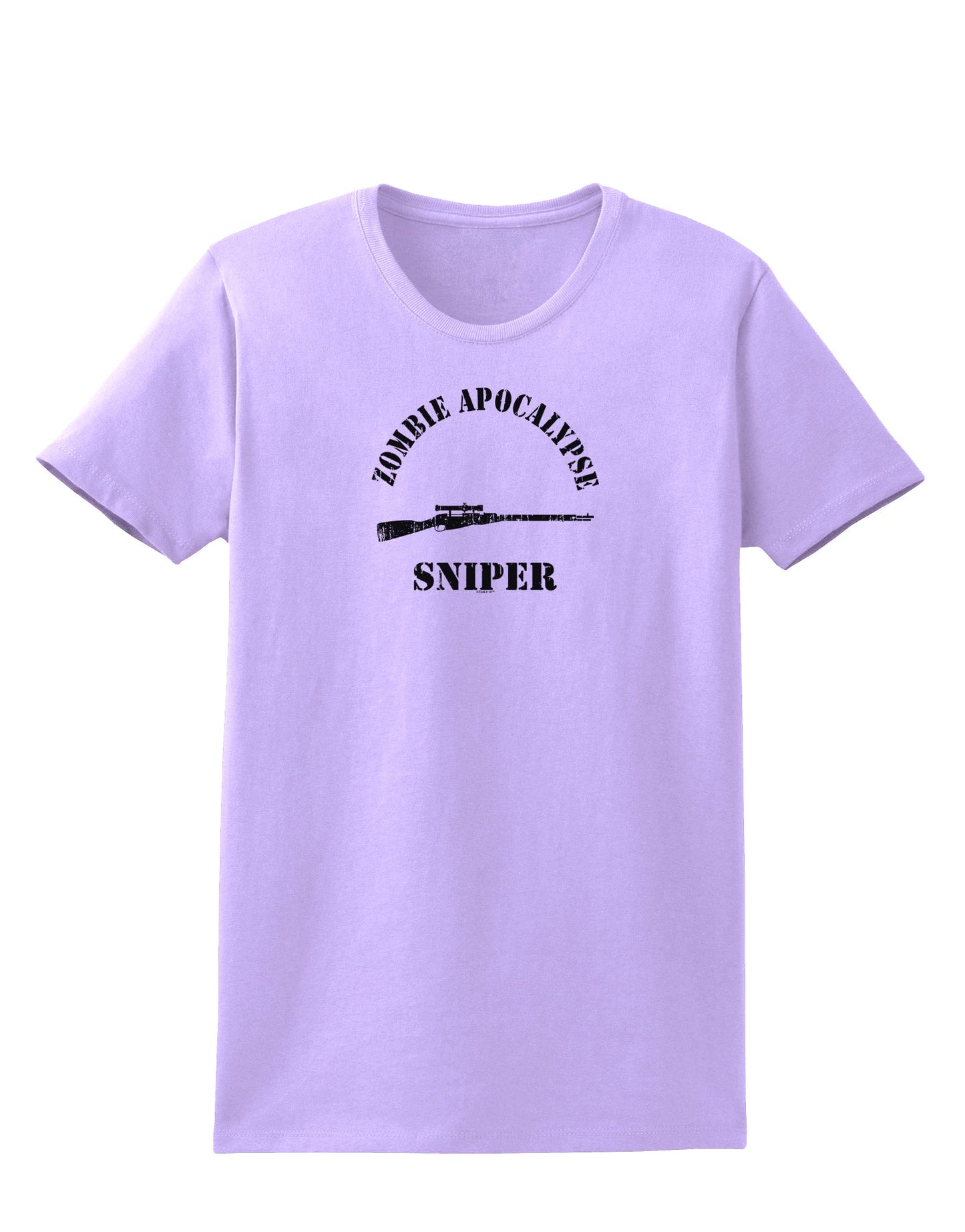 Zombie Apocalypse Group Role Sniper Womens T-Shirt-Womens T-Shirt-TooLoud-Lavender-X-Small-Davson Sales