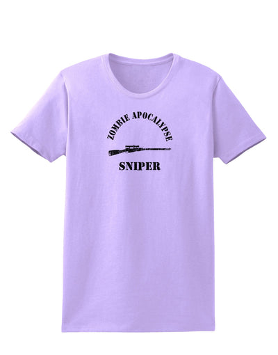 Zombie Apocalypse Group Role Sniper Womens T-Shirt-Womens T-Shirt-TooLoud-Lavender-X-Small-Davson Sales