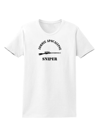 Zombie Apocalypse Group Role Sniper Womens T-Shirt-Womens T-Shirt-TooLoud-White-X-Small-Davson Sales