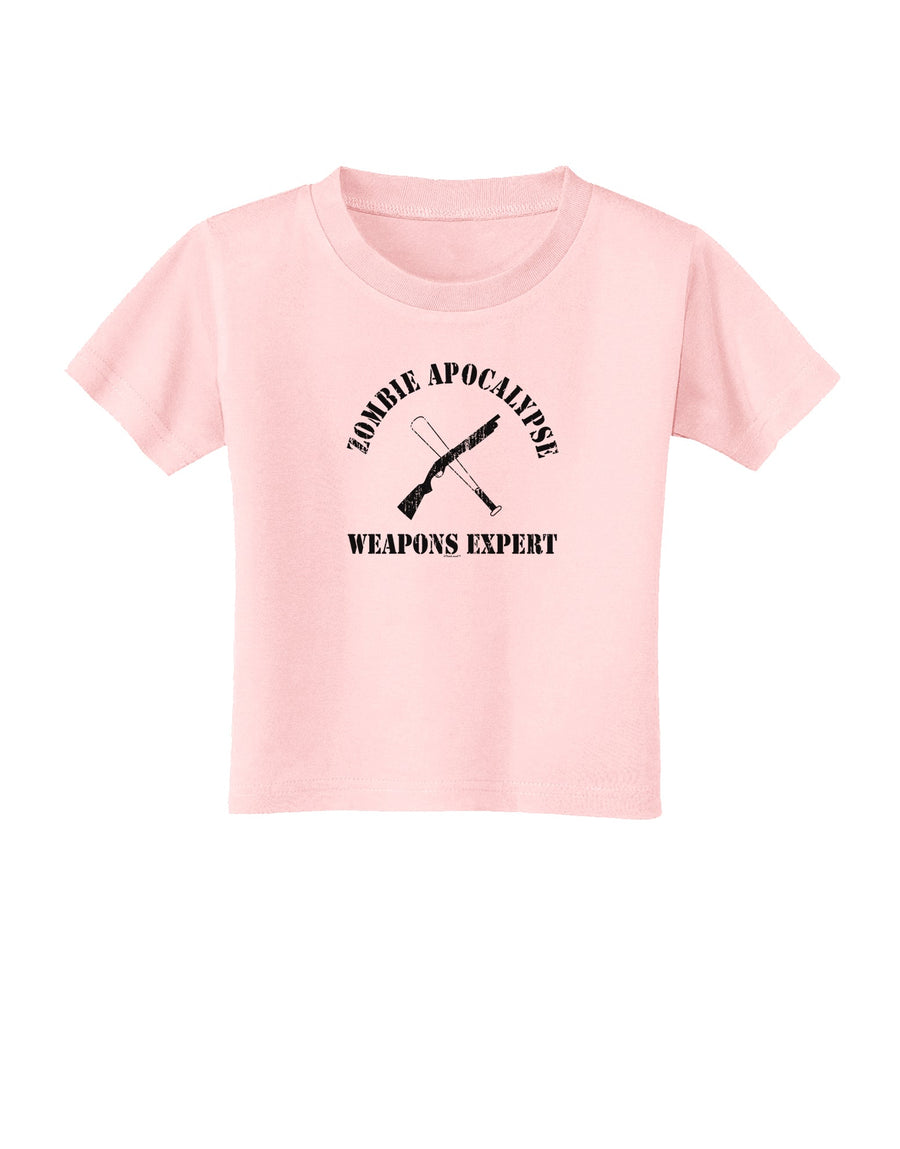 Zombie Apocalypse Group Weapons Expert Toddler T-Shirt-Toddler T-Shirt-TooLoud-White-2T-Davson Sales