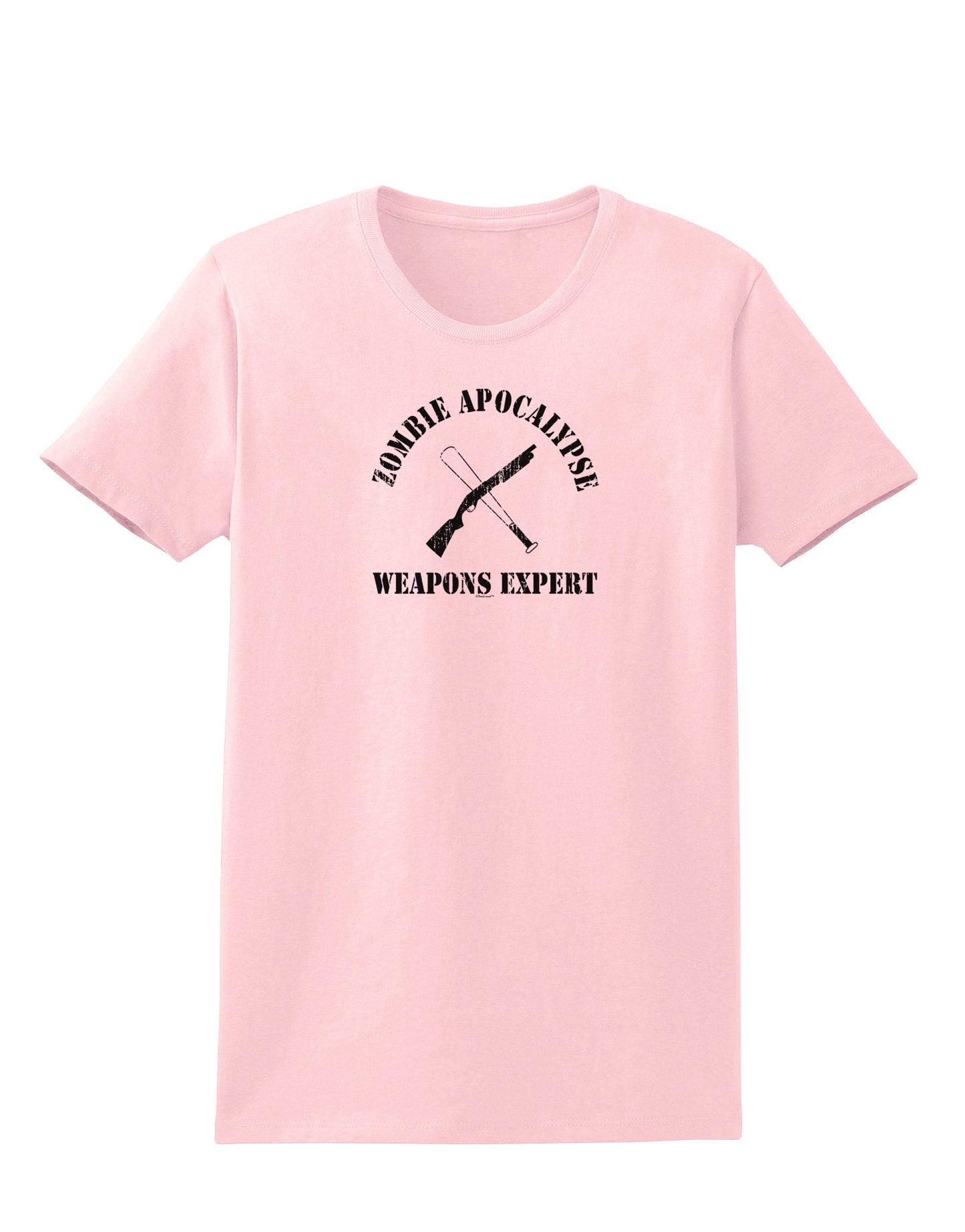 Zombie Apocalypse Group Weapons Expert Womens T-Shirt-Womens T-Shirt-TooLoud-PalePink-X-Small-Davson Sales