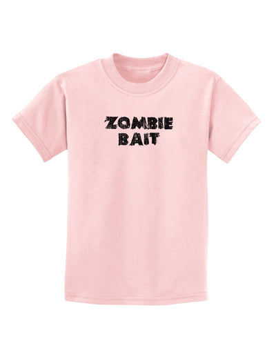 Zombie Bait - Funny - Halloween Childrens T-Shirt-Childrens T-Shirt-TooLoud-PalePink-X-Small-Davson Sales