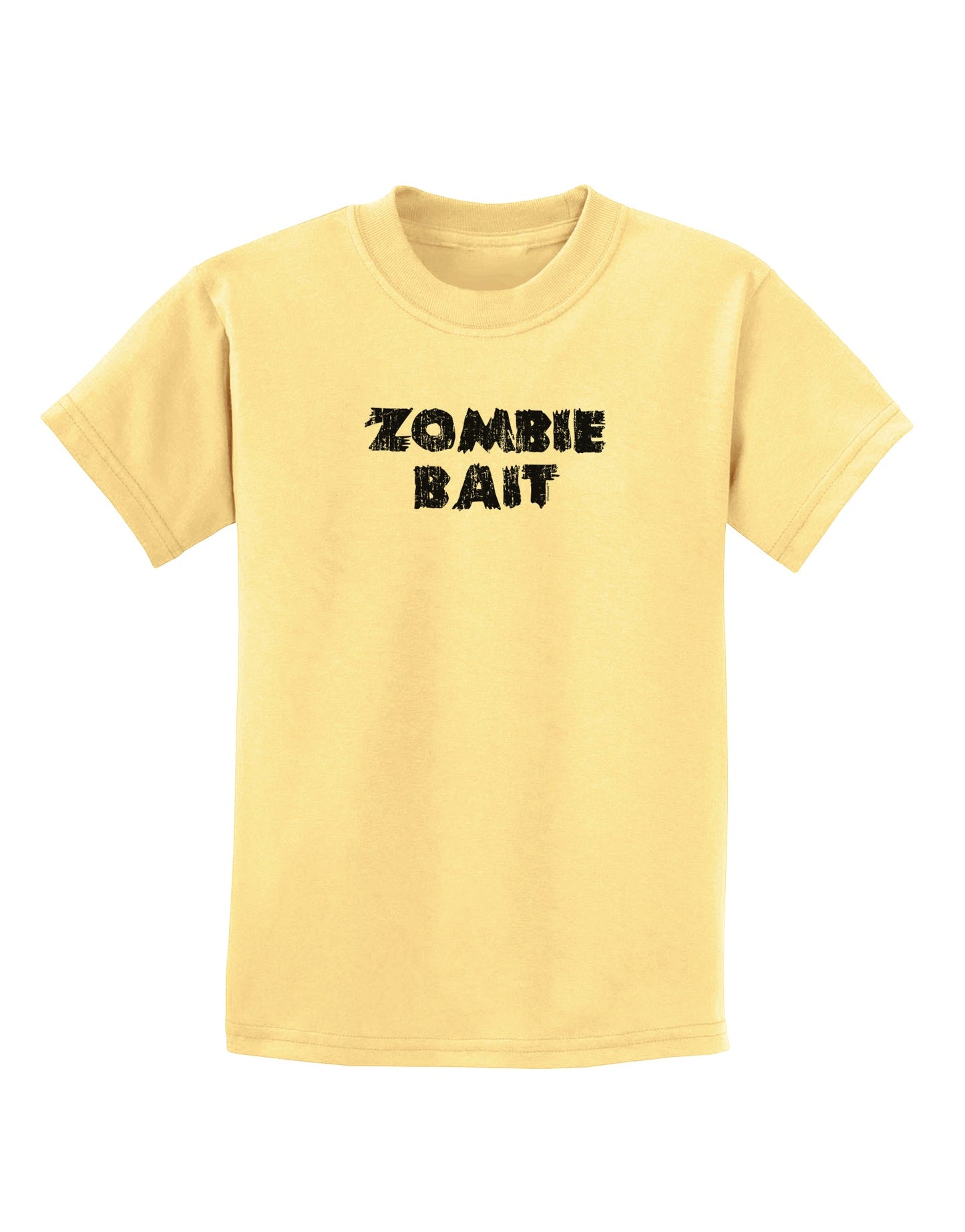 Zombie Bait - Funny - Halloween Childrens T-Shirt-Childrens T-Shirt-TooLoud-Daffodil-Yellow-X-Small-Davson Sales