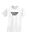 Zombie Bait - Funny - Halloween Childrens T-Shirt-Childrens T-Shirt-TooLoud-White-X-Small-Davson Sales