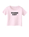 Zombie Bait - Funny - Halloween Infant T-Shirt-Infant T-Shirt-TooLoud-Light-Pink-06-Months-Davson Sales