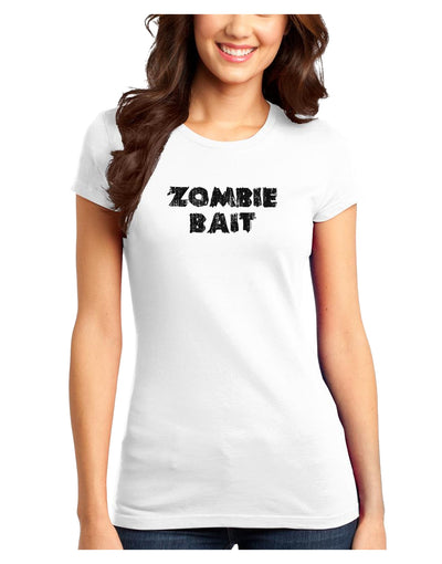 Zombie Bait - Funny - Halloween Juniors T-Shirt-Womens Juniors T-Shirt-TooLoud-White-Juniors Fitted XS-Davson Sales