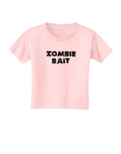 Zombie Bait - Funny - Halloween Toddler T-Shirt-Toddler T-Shirt-TooLoud-Light-Pink-2T-Davson Sales