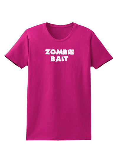 Zombie Bait - Funny - Halloween Womens Dark T-Shirt-Womens T-Shirt-TooLoud-Hot-Pink-Small-Davson Sales