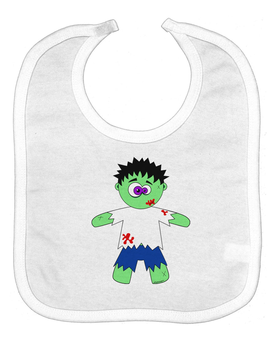 Zombie Boy Halloween Baby Bib