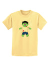 Zombie Boy Halloween Childrens T-Shirt-Childrens T-Shirt-TooLoud-Daffodil-Yellow-X-Small-Davson Sales