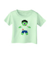 Zombie Boy Halloween Infant T-Shirt-Infant T-Shirt-TooLoud-Light-Green-06-Months-Davson Sales