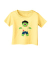 Zombie Boy Halloween Infant T-Shirt-Infant T-Shirt-TooLoud-Daffodil-Yellow-06-Months-Davson Sales