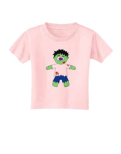 Zombie Boy Halloween Toddler T-Shirt-Toddler T-Shirt-TooLoud-Light-Pink-2T-Davson Sales