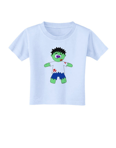 Zombie Boy Halloween Toddler T-Shirt-Toddler T-Shirt-TooLoud-Light-Blue-2T-Davson Sales