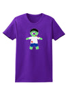 Zombie Boy Halloween Womens Dark T-Shirt-TooLoud-Purple-X-Small-Davson Sales