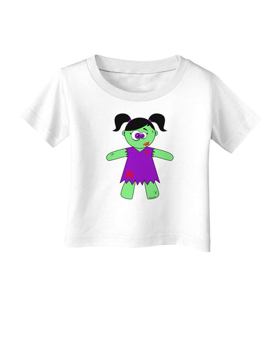 Zombie Girl Halloween Infant T-Shirt-Infant T-Shirt-TooLoud-White-06-Months-Davson Sales