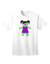 Zombie Girl Halloween - Premium Adult T-Shirt for Festive Occasions-Mens T-shirts-TooLoud-White-Small-Davson Sales