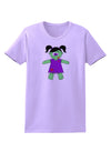 Zombie Girl Halloween Womens T-Shirt-Womens T-Shirt-TooLoud-Lavender-X-Small-Davson Sales