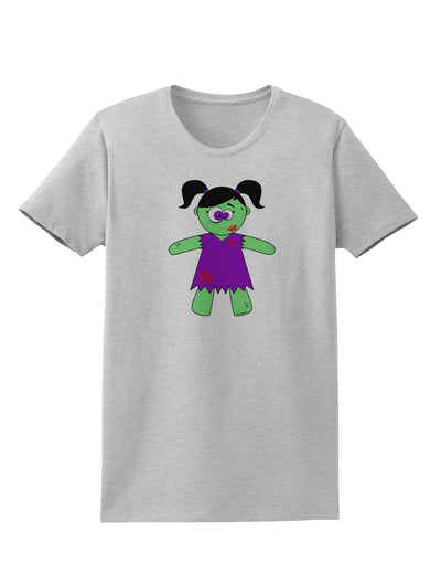 Zombie Girl Halloween Womens T-Shirt-Womens T-Shirt-TooLoud-AshGray-X-Small-Davson Sales