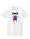 Zombie Girl Halloween Womens T-Shirt-Womens T-Shirt-TooLoud-White-X-Small-Davson Sales