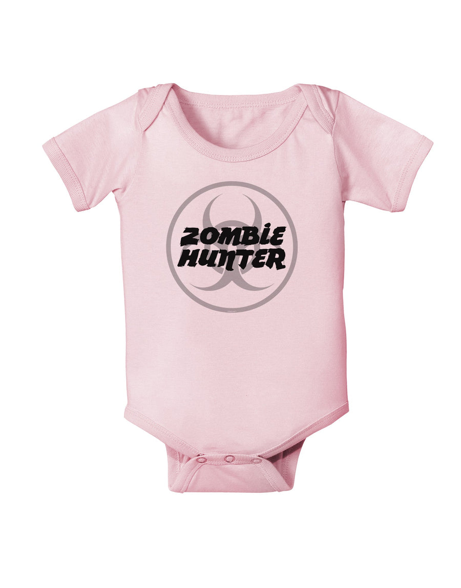 Zombie Hunter - Zombie Apocalypse Baby Romper Bodysuit-Baby Romper-TooLoud-White-06-Months-Davson Sales