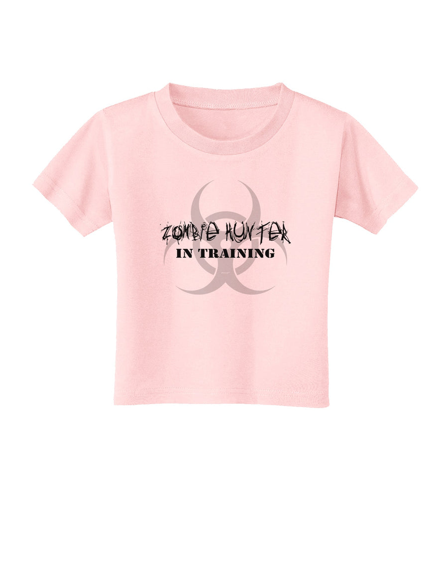 Zombie Hunter in Training - Biohazard Toddler T-Shirt-Toddler T-Shirt-TooLoud-White-2T-Davson Sales