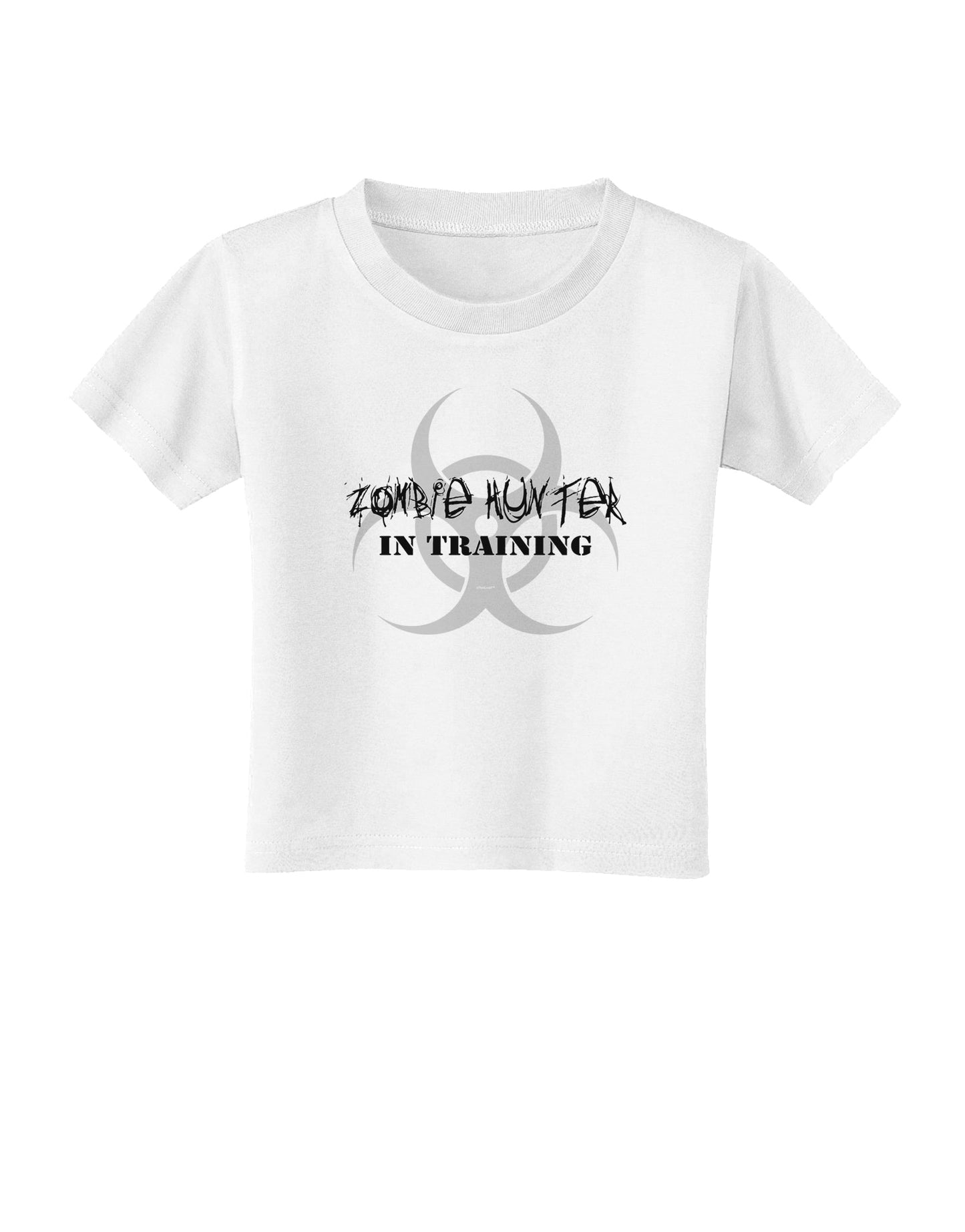 Zombie Hunter in Training - Biohazard Toddler T-Shirt-Toddler T-Shirt-TooLoud-White-2T-Davson Sales